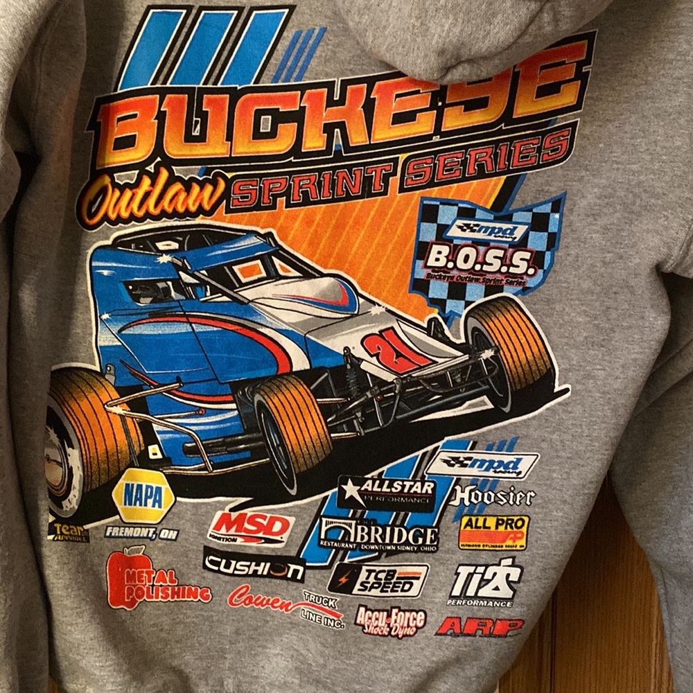 Sprint Car Hoodie. View 4